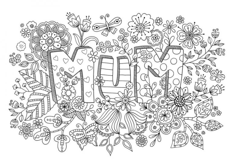 Mother’s Day Colouring Activities at Home – Inner West Community ...