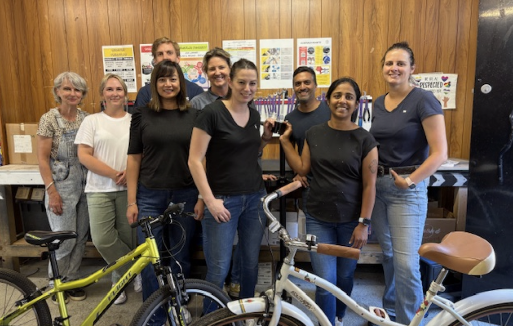 On Friday 31st January, the Corp Sec & People & Culture teams at Bendigo and Adelaide Bank participated in our volunteering program learning about the Bike Hub whilst gaining skills in bike maintenance.